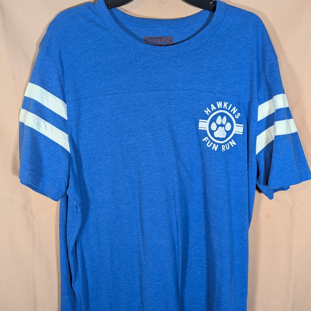 Stranger Things "I Survived..." Blue Short Sleeve Tee